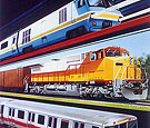 rail engine parts catalog illustration